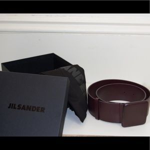 Jil Sander Leather Belt